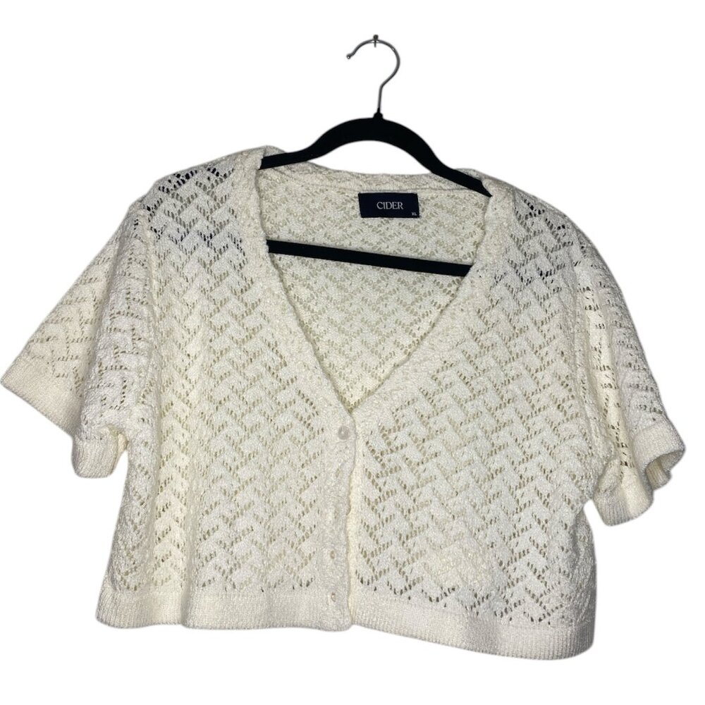Cider Knitted Cropped Sweater